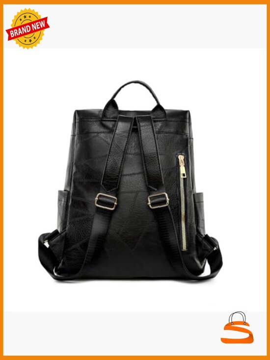 PU Leather Fashion Backpack Purse for Women Travel Shoulder Bag